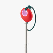 Mini Faltbarer Regenschirm 'Joy' mit Streifen / rosa