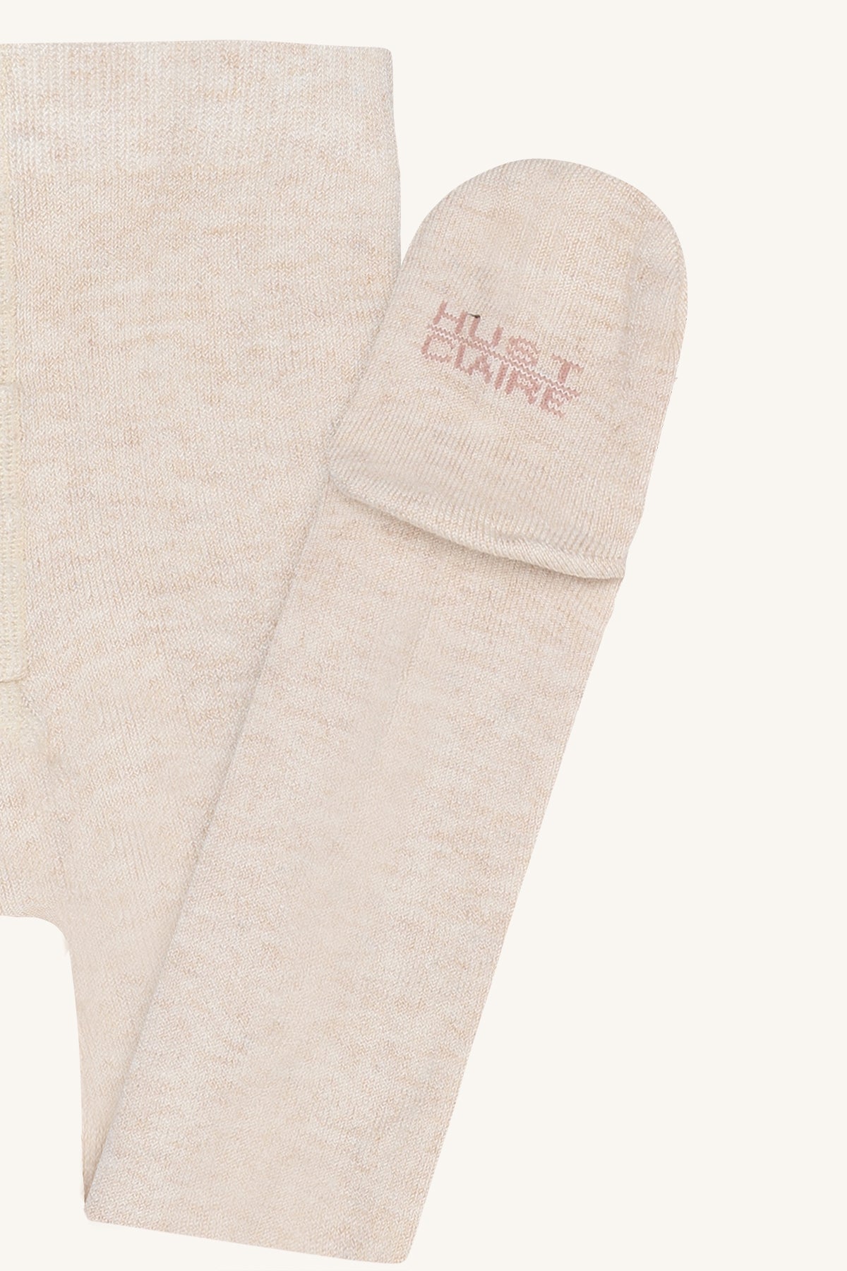 Hust&Claire / HCFoxie Stockings Wool blend Stockings / Ivory