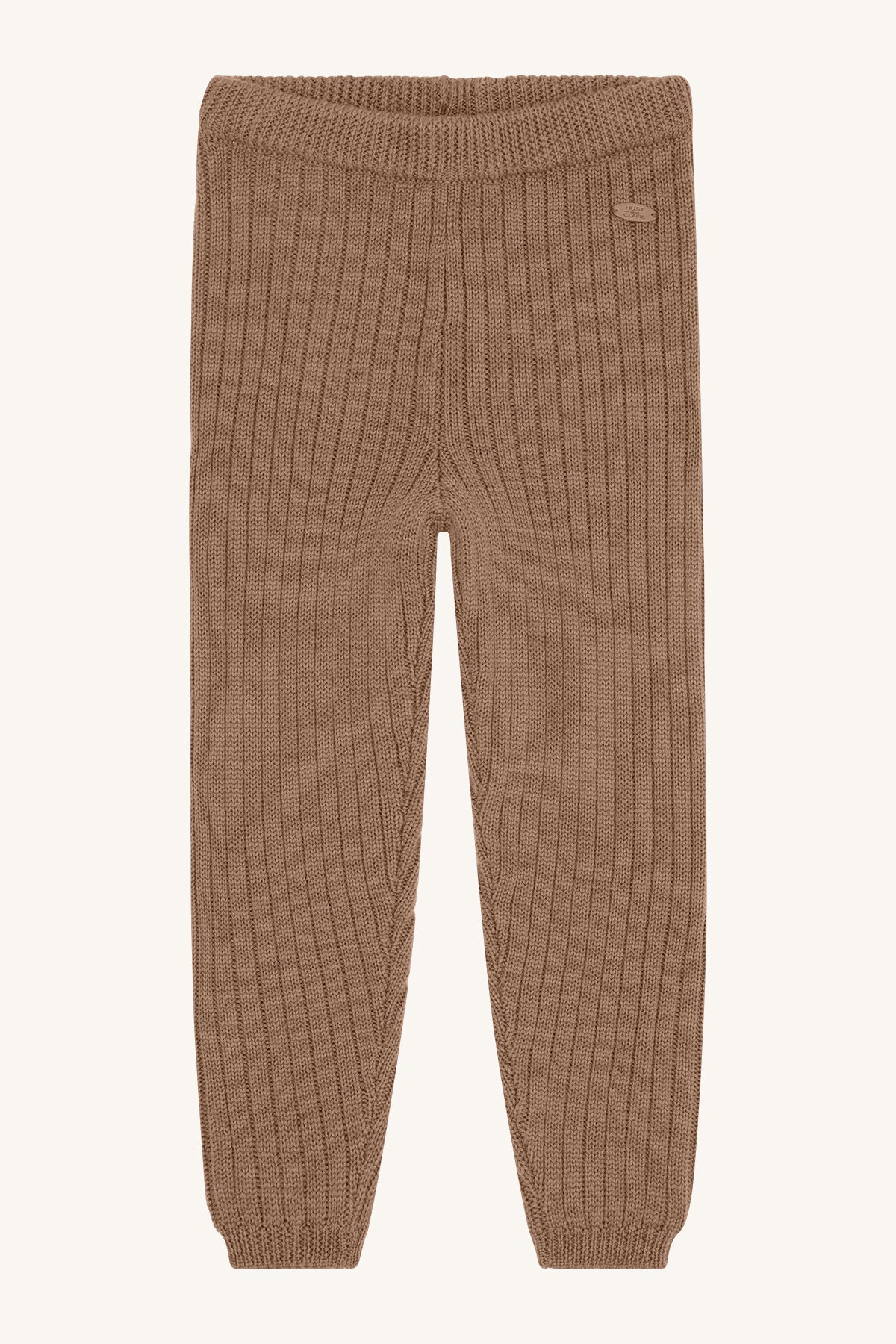 Hust&Claire / HCLui Wool Rib Pants / Coca Mocha
