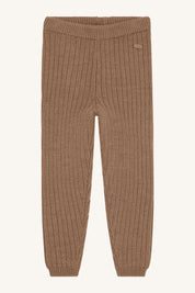 Hust&Claire / HCLui Wool Rib Pants / Coca Mocha