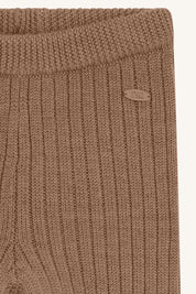 Hust&Claire / HCLui Wool Rib Pants / Coca Mocha
