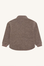 Hust&Claire / HCEmi Zip Jacket Wool Fleece / Deer Melange