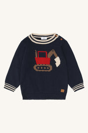 Hust & Claire / HCPilou Knit Backhoe / More navy