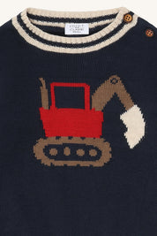 Hust & Claire / HCPilou Knit Backhoe / More navy
