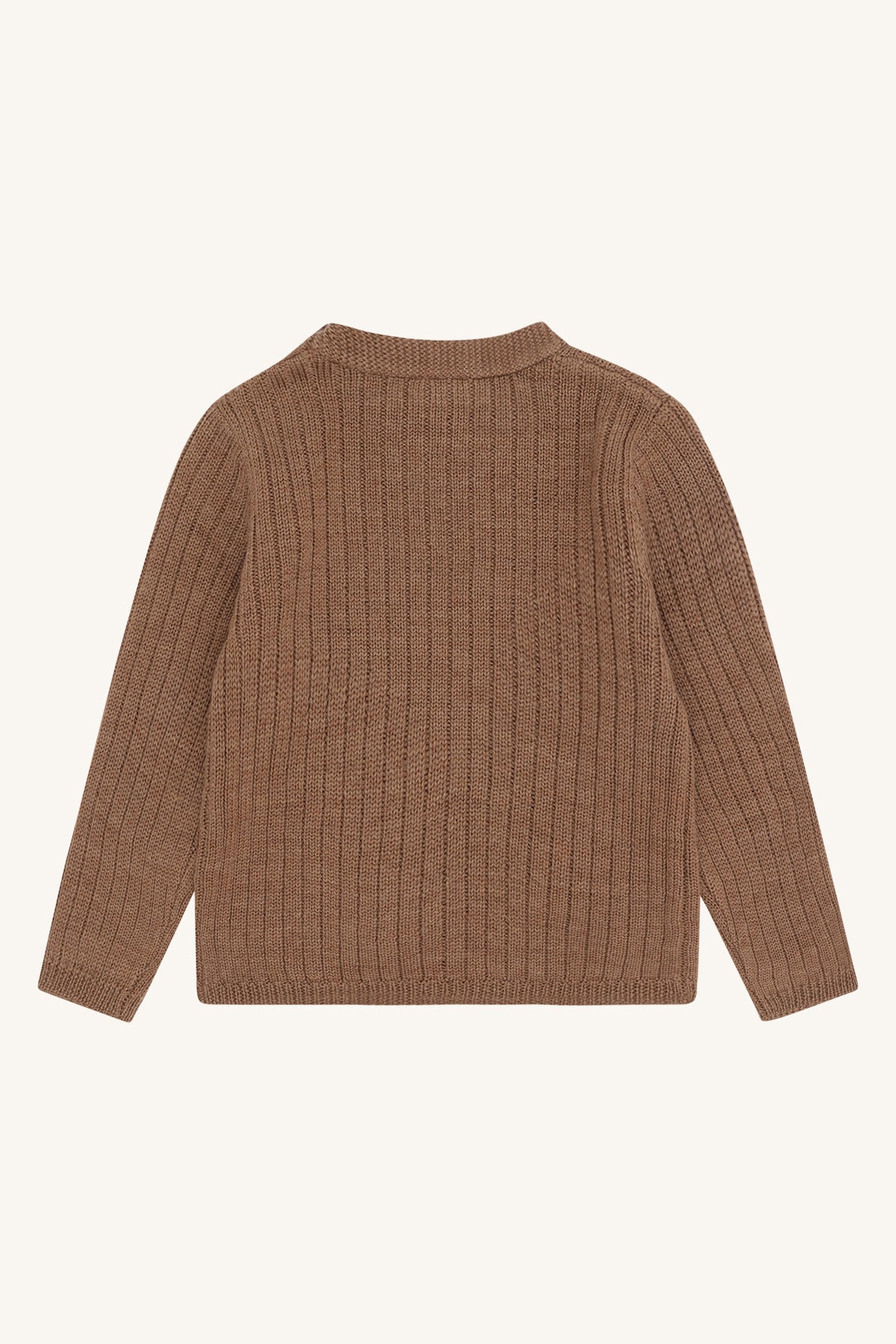 Hust&Claire / HCPil Wool Rib Knit / Coca Mocha