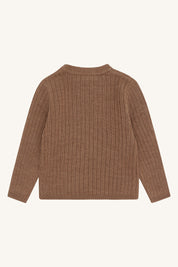 Hust&Claire / HCPil Wool Rib Knit / Coca Mocha
