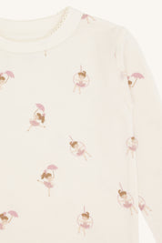 Hust&Claire / HCAbba Line dancer T-shirt / Off White