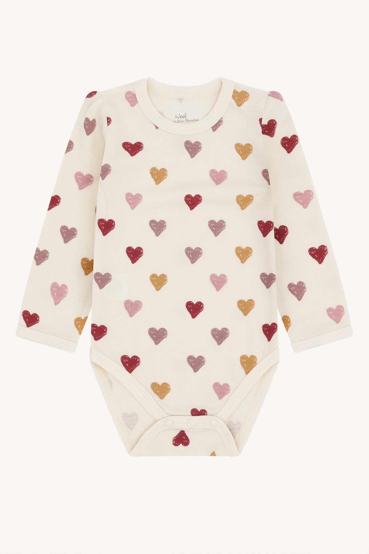 Hust&Claire / HCBaloo Hearts Puff Body Stocking / Off White