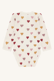 Hust&Claire / HCBaloo Hearts Puff Body Stocking / Off White