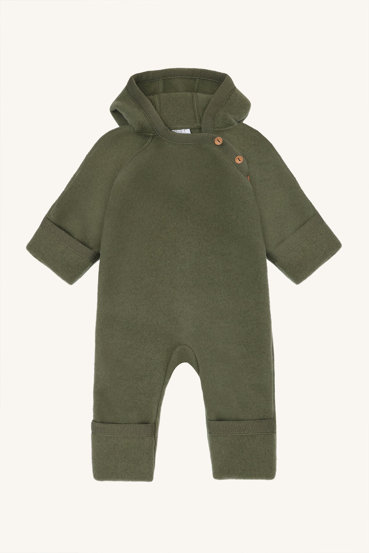Hust&Claire / HCMevi Hood Wool Fleece / Turtle