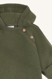 Hust&Claire / HCMevi Hood Wool Fleece / Turtle
