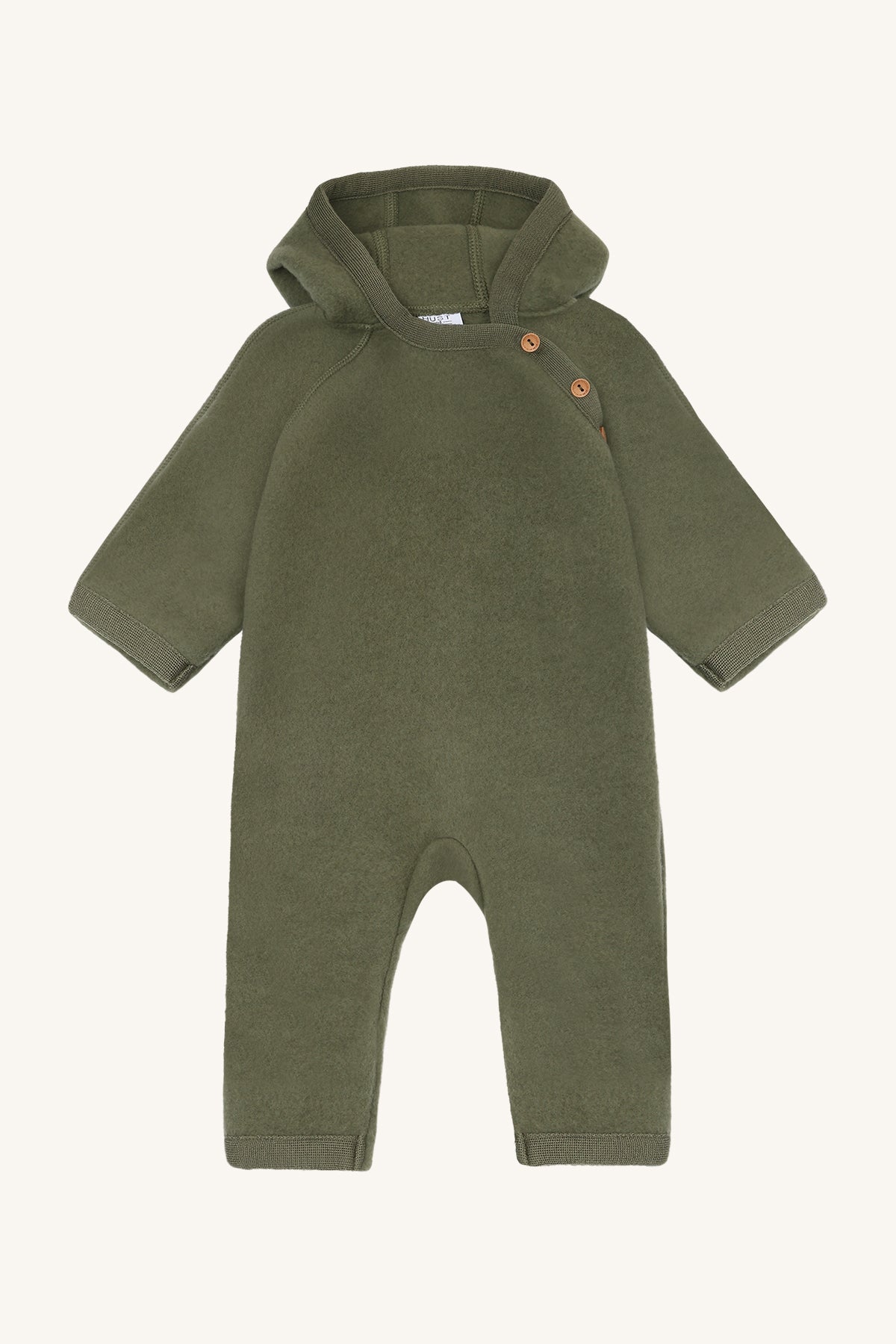 Hust&Claire / HCMevi Hood Wool Fleece / Turtle