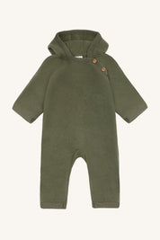 Hust&Claire / HCMevi Hood Wool Fleece / Turtle