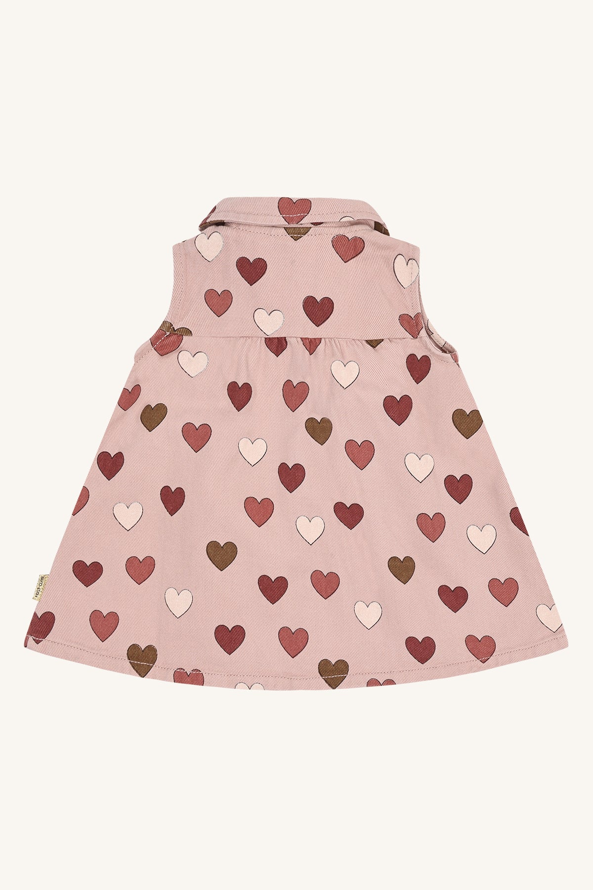 Hust & Claire / HCKatinka Fine Twill Old Hearts / Adobe Rose