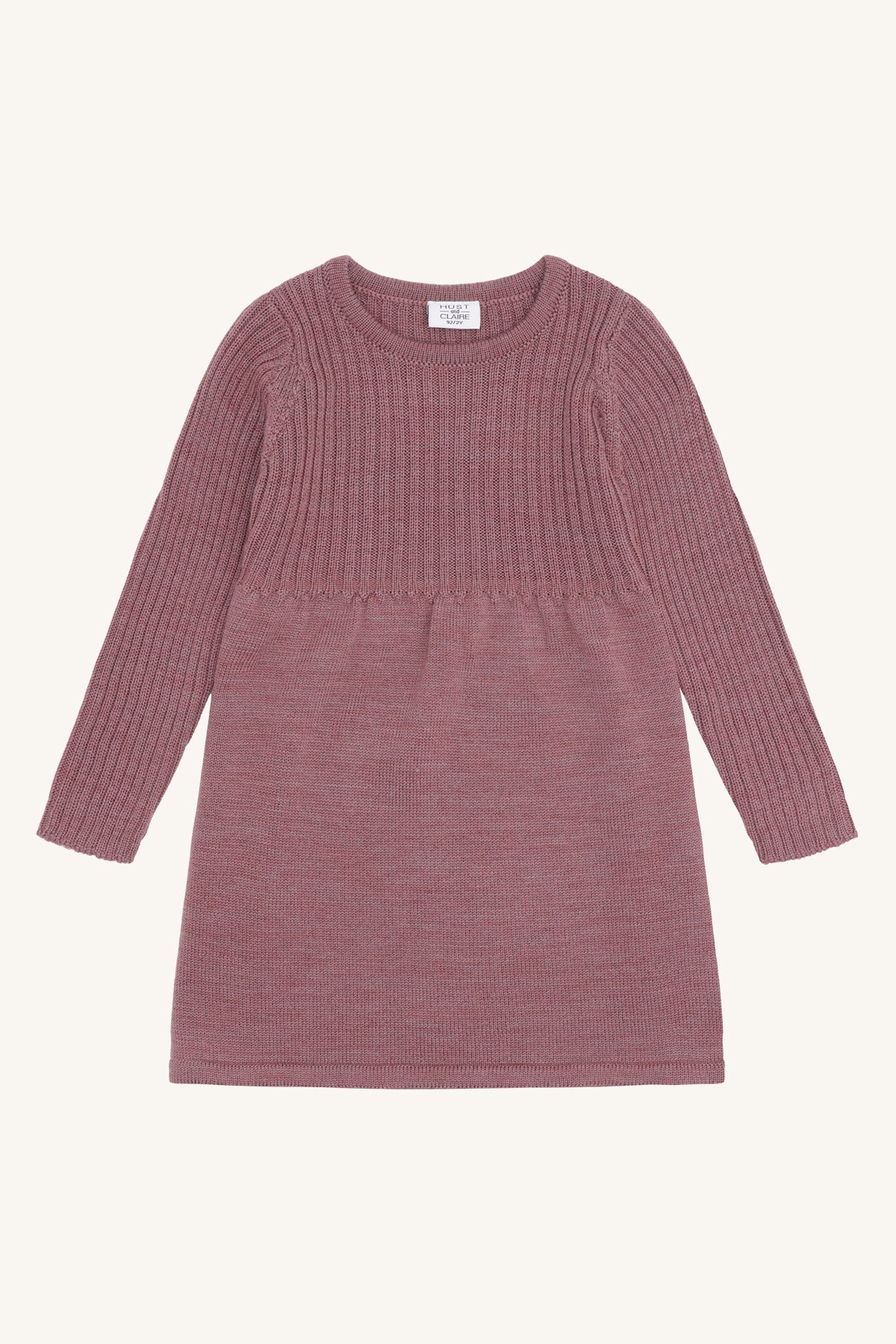 Hust&Claire / HCDuri Wool Knit Dresses / Pale Mauve