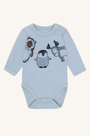 Hust&Claire / HCBaloo Animals Body Stocking / Baby Blue