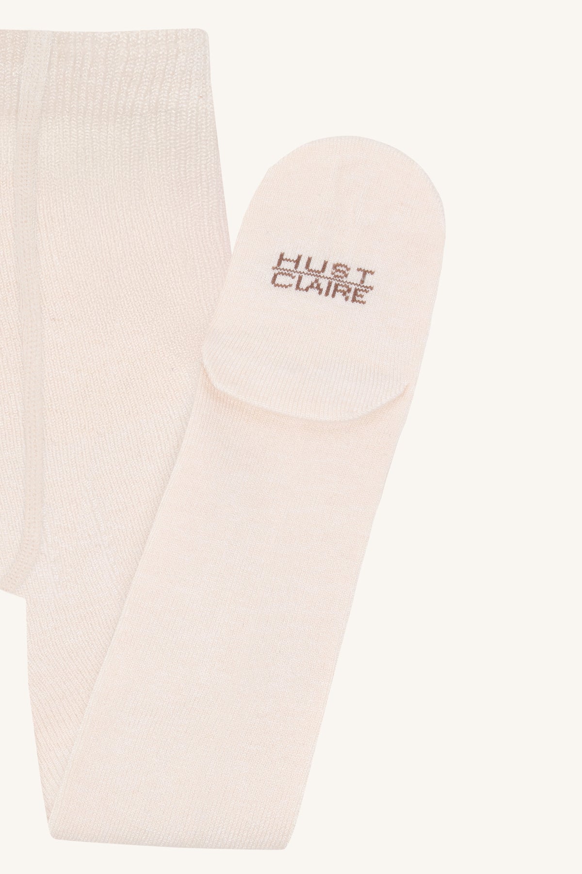 Hust&Claire / HCFoxie Stockings Wool blend Stockings / Ivory