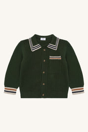 Hust&Claire / HCPelle  Polo cardigan / Deep Ivy