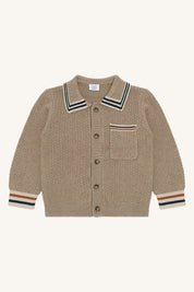 Hust&Claire / HCPelle  Polo cardigan / Biscuit