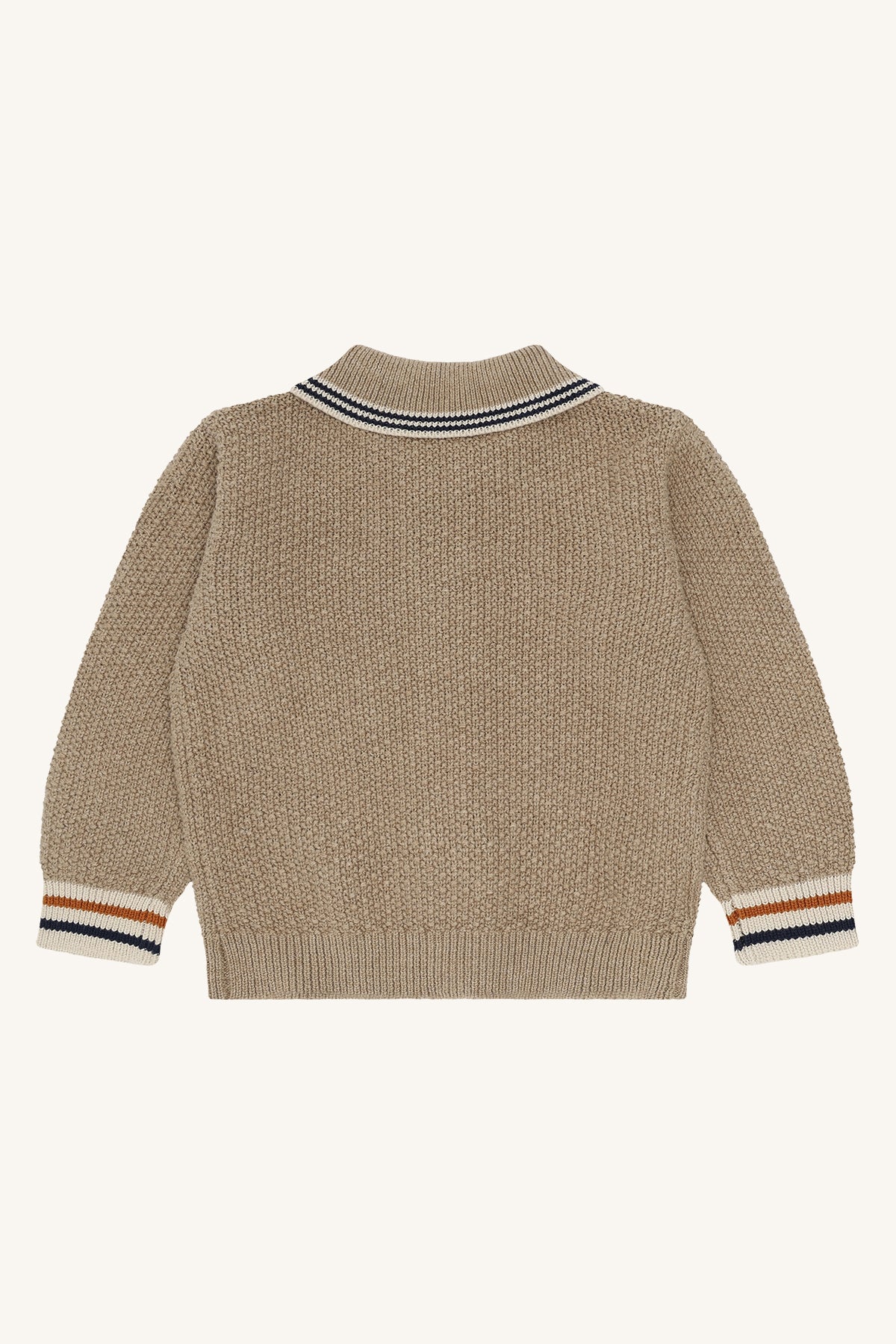 Hust&Claire / HCPelle  Polo cardigan / Biscuit