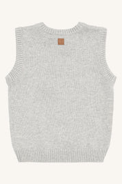 Hust & Claire / HCPrinco  Reindeer Vest / Soft Grey Melange