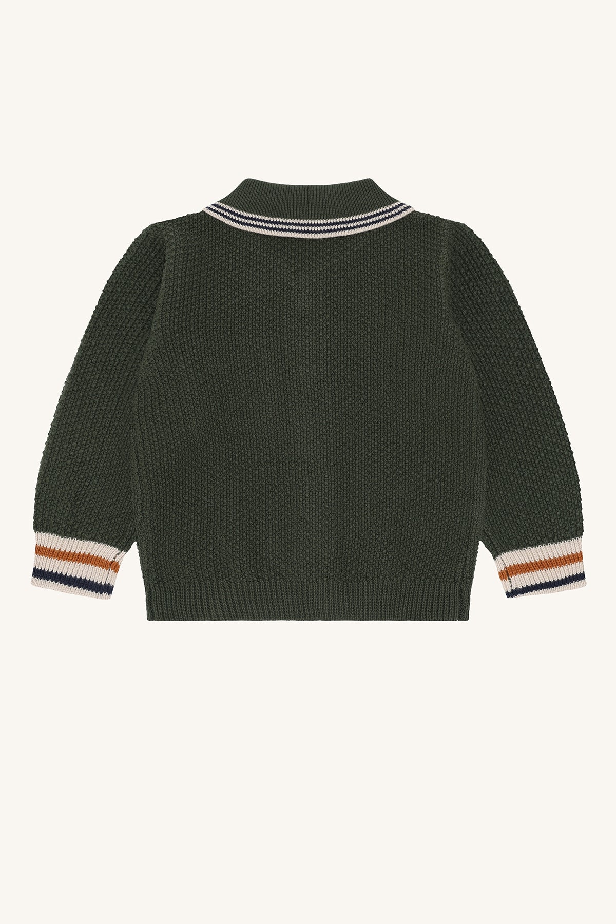 Hust&Claire / HCCharli Polo cardigan / Deep Ivy