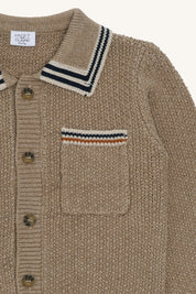 Hust&Claire / HCCharli Polo cardigan / Biscuit