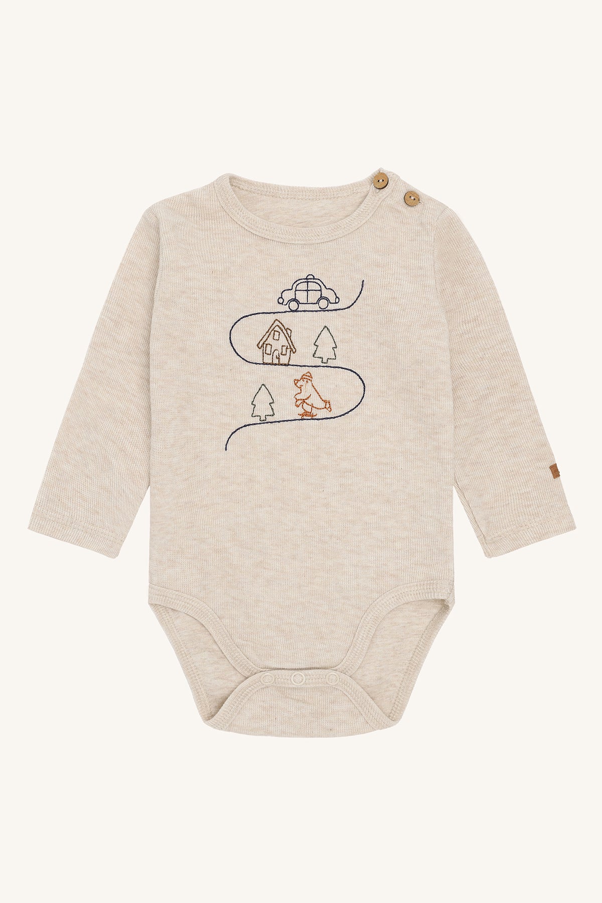 Hust&Claire / HCBuster Driving Embroidery / Wheat Melange