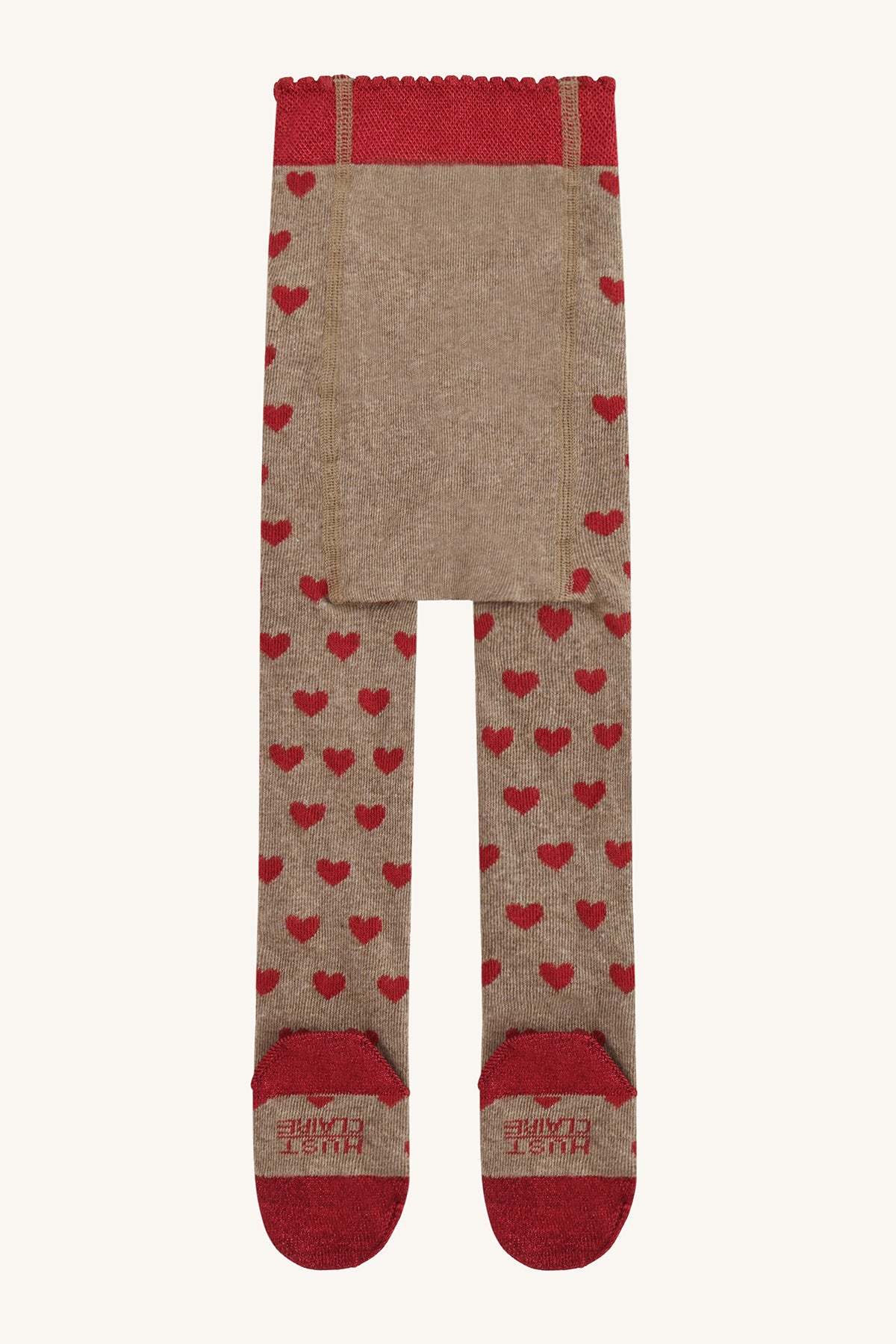 Hust & Claire / HCFrankie Hearts Stockings / Biscuit