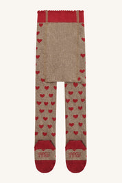 Hust & Claire / HCFrankie Hearts Stockings / Biscuit