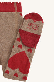 Hust & Claire / HCFrankie Hearts Stockings / Biscuit