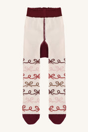 Hust & Claire / HCFrankie Bows Stockings / Sugar