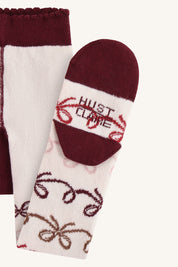Hust & Claire / HCFrankie Bows Stockings / Sugar