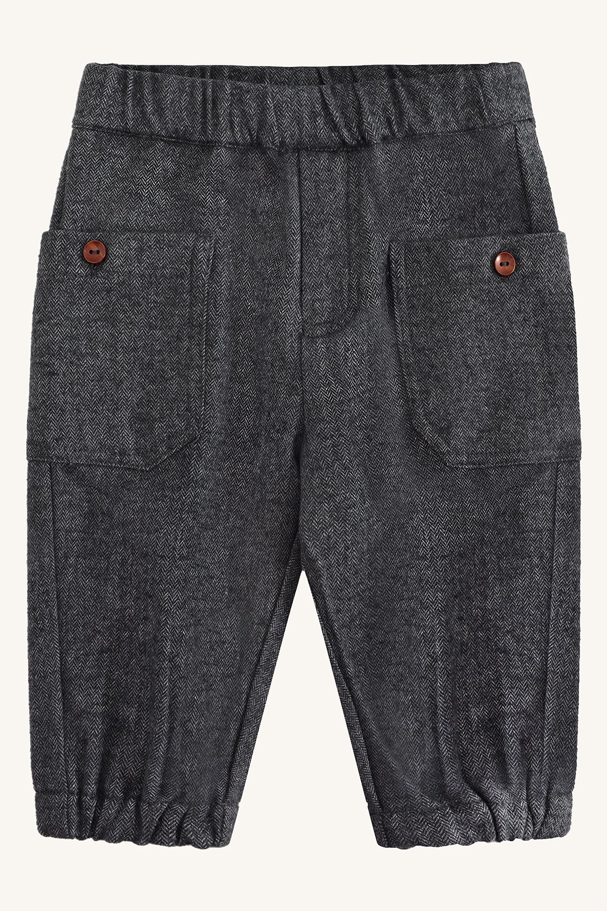 Hust & Claire / HCTue Herringbone Trousers / Grey blend
