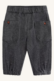 Hust & Claire / HCTue Herringbone Trousers / Grey blend