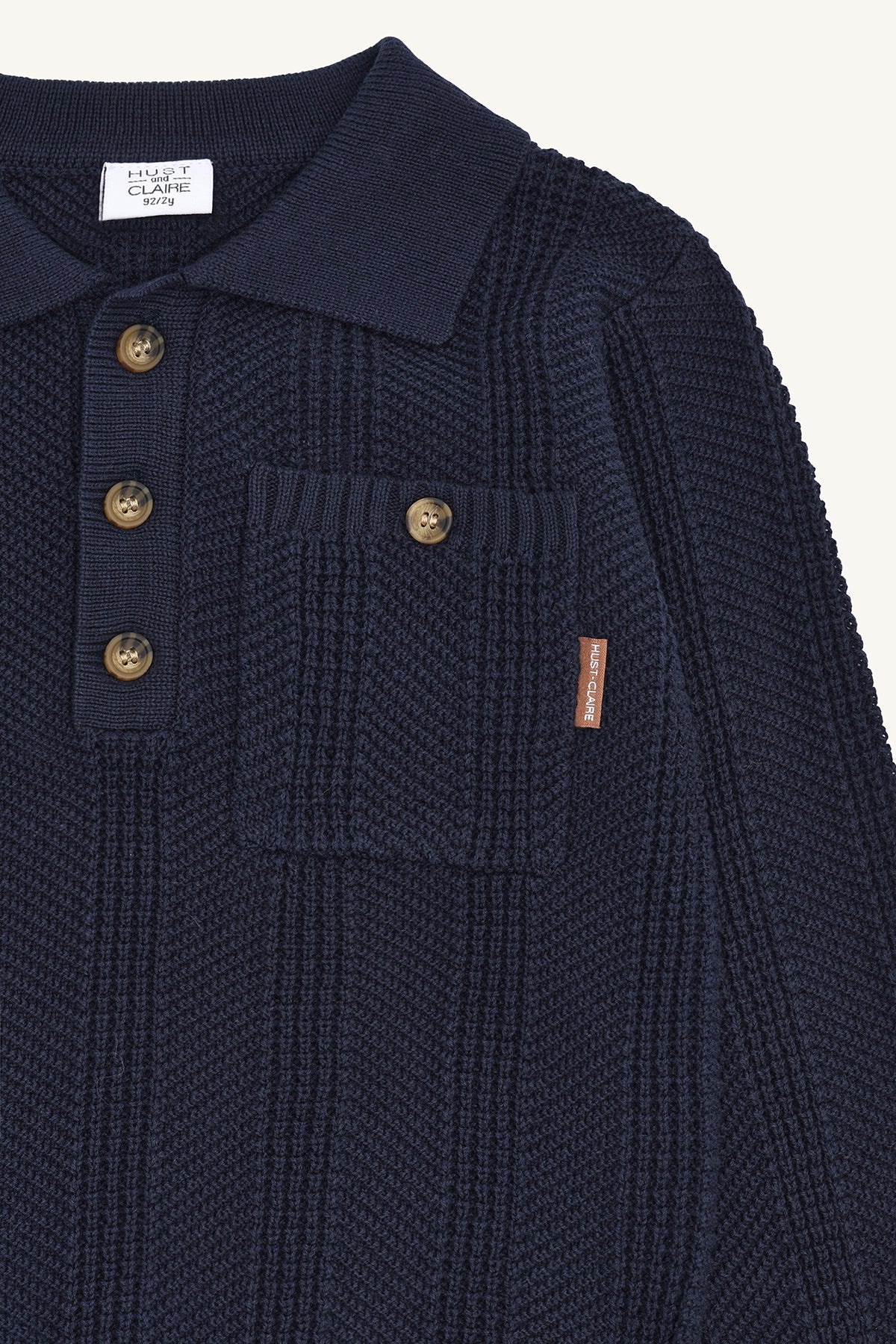 Hust & Claire / HCPelle Structure Pullover / More navy