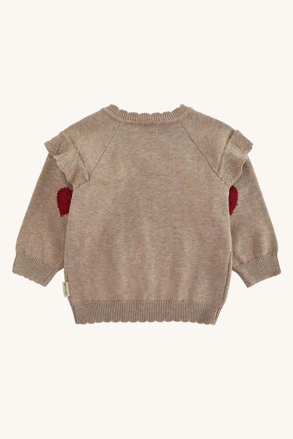 Hust & Claire / HCPusle heart Pullover / Biscuit
