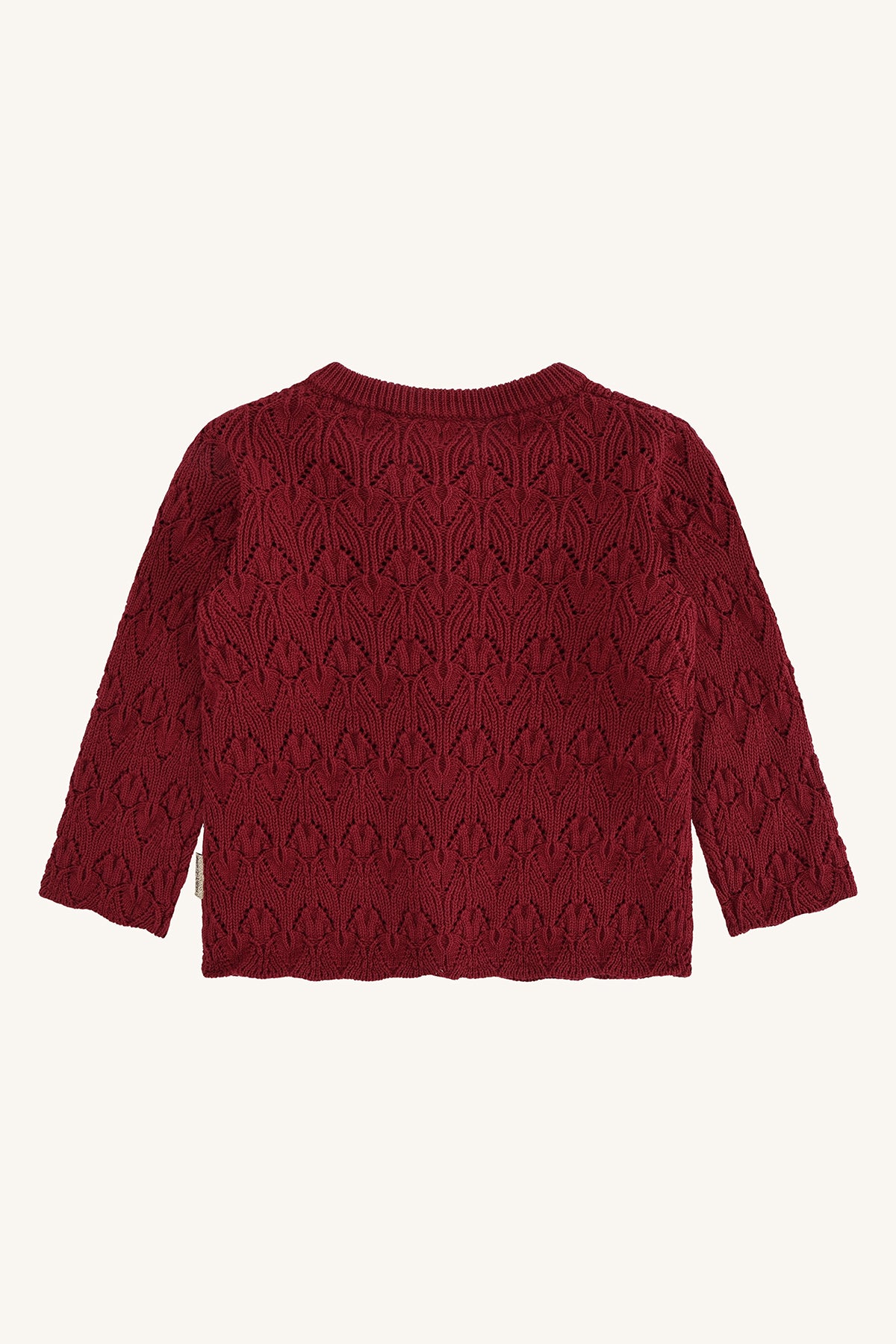 Hust & Claire / HCCilja Pointelle Cardigan / Teaberry