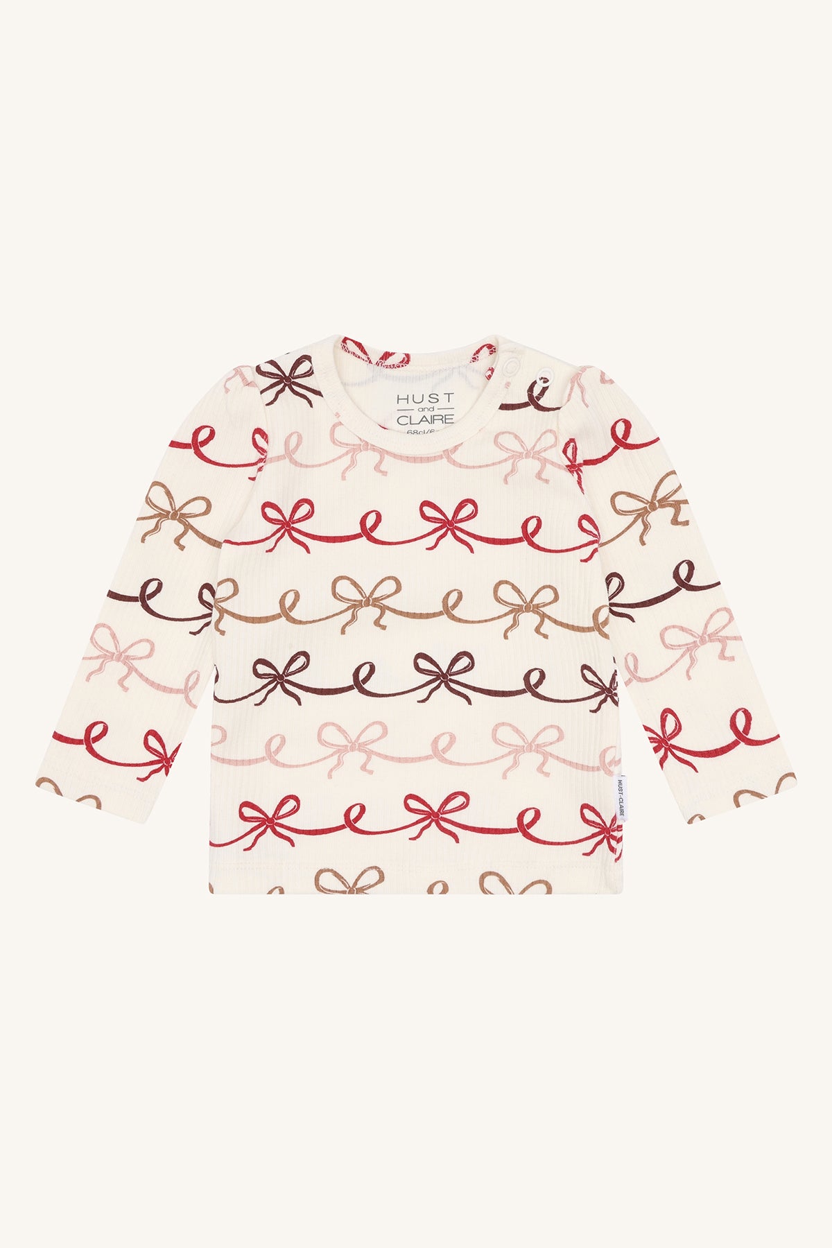 Hust & Claire / HCAmma bow Long sleeved / Sugar