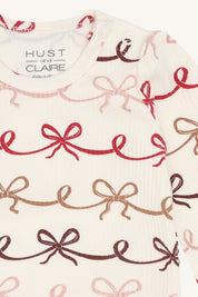 Hust & Claire / HCAmma bow Long sleeved / Sugar