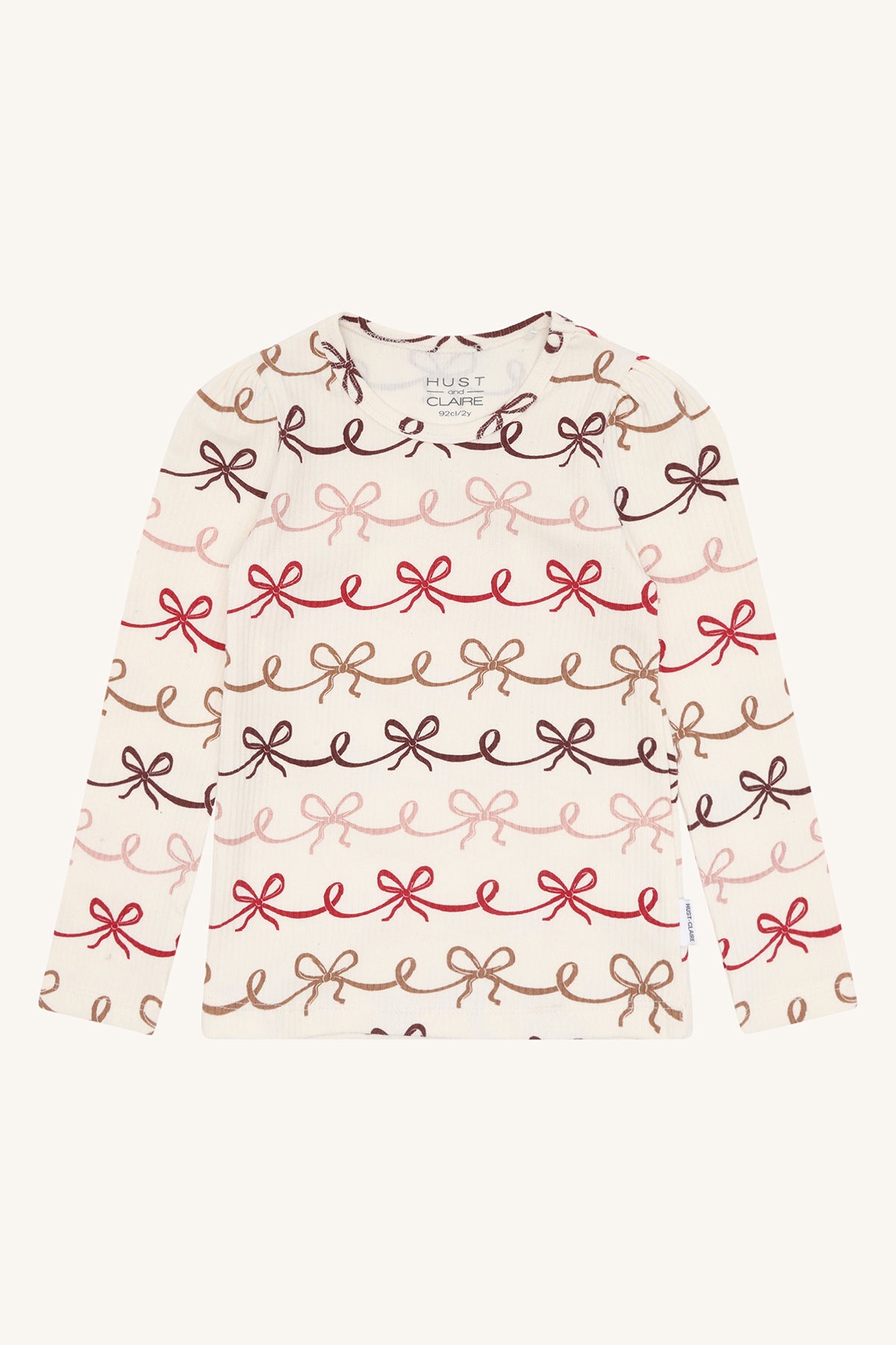 Hust & Claire / HCAmma bow Long sleeved / Sugar