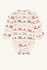 Hust & Claire / HCBritt bow Long sleeved / Sugar