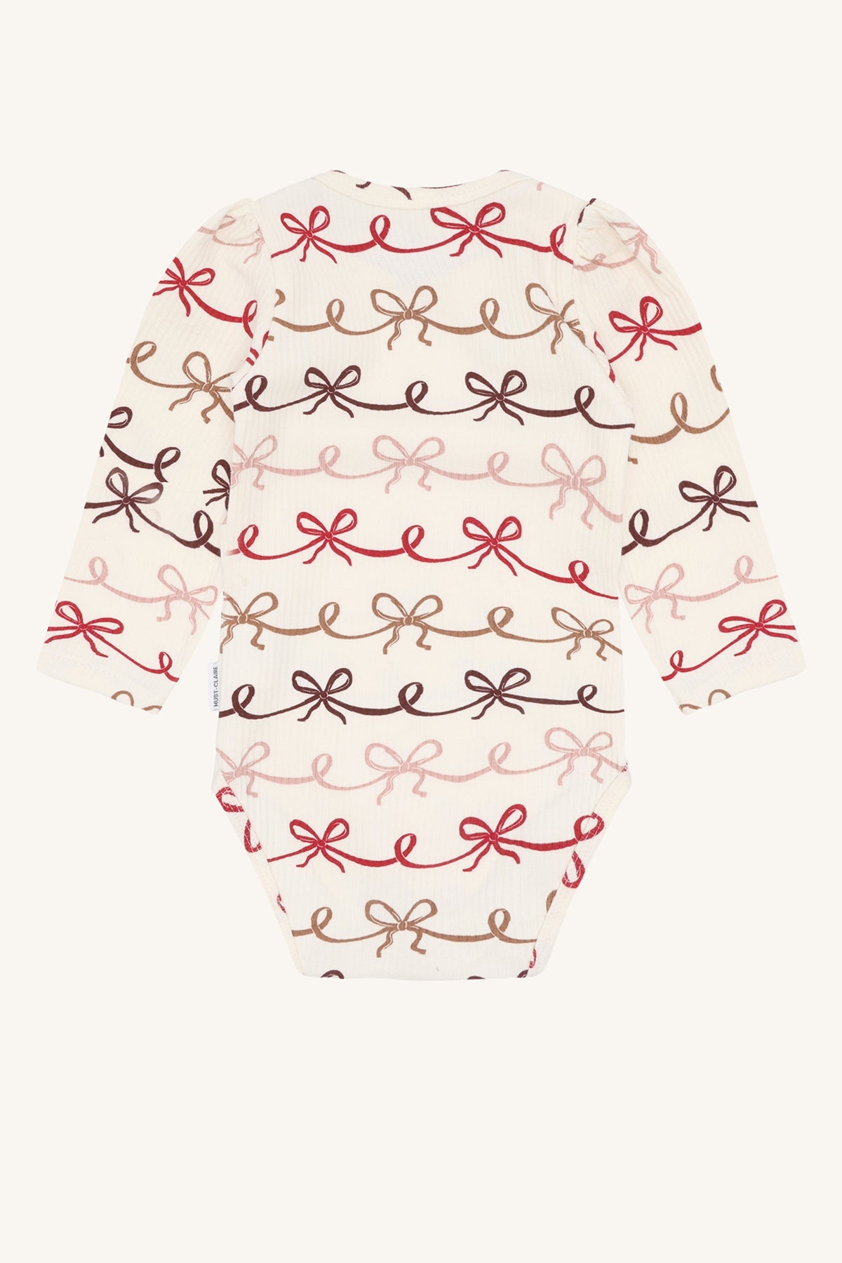 Hust & Claire / HCBritt bow Long sleeved / Sugar