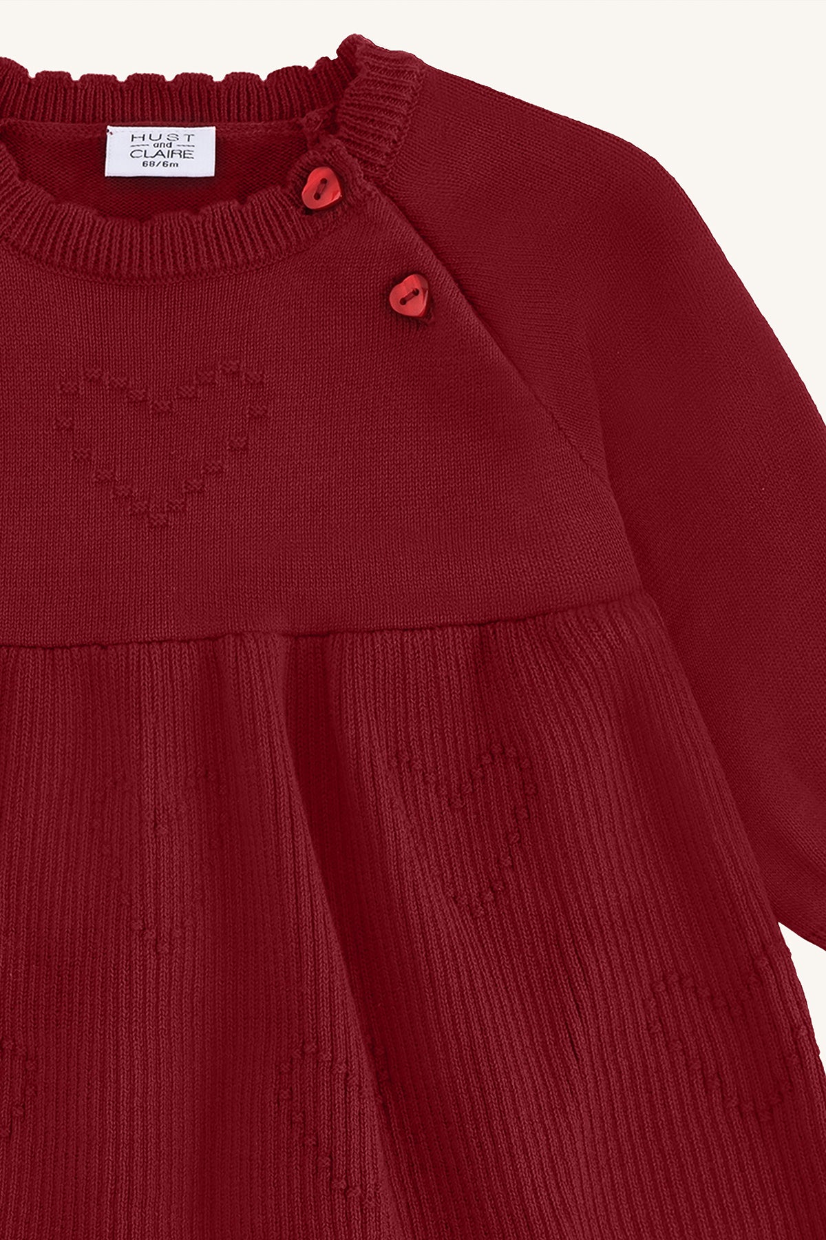 Hust & Claire / HCKlara heart Everyday dress / Teaberry