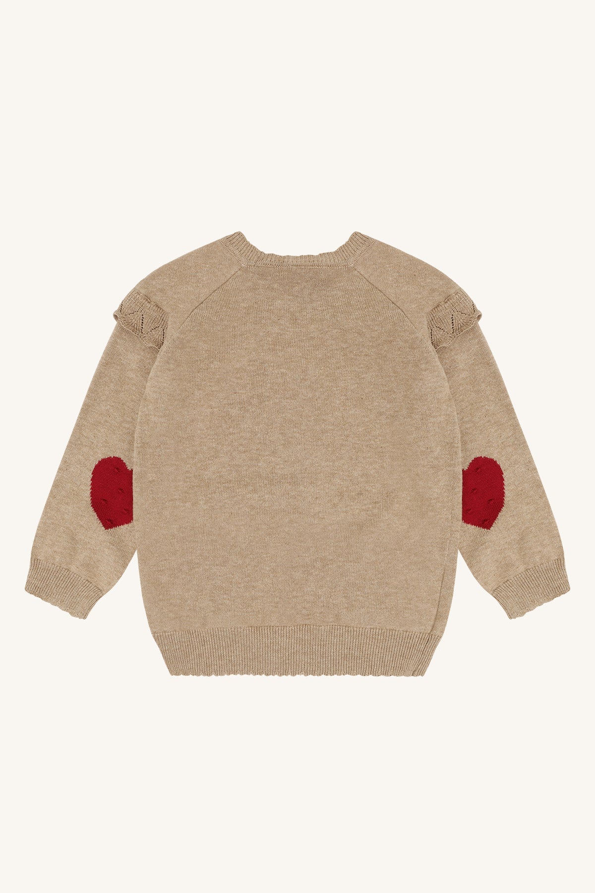 Hust & Claire / HCPippa Heart Pullover / Biscuit