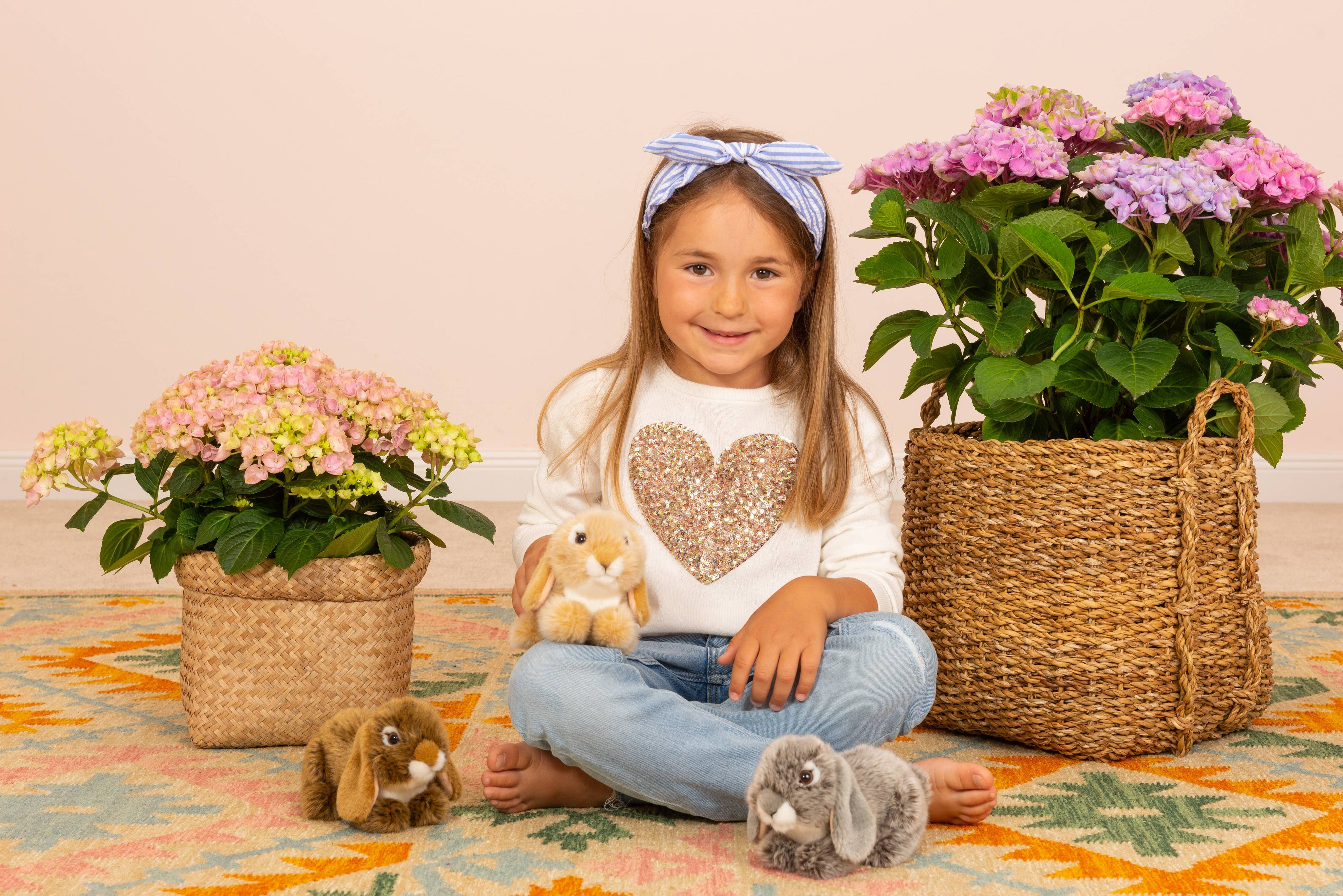 Teddy Hermann - Widderkaninchen beige 18 cm - Plüschtier - Stofftier