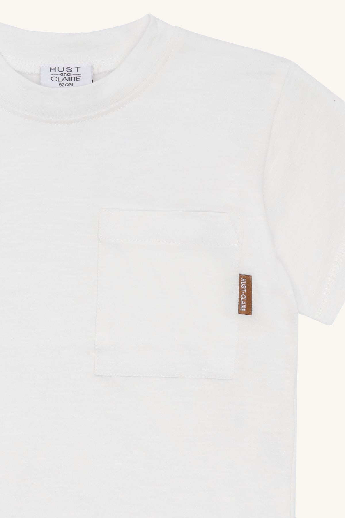 Hust & Claire / HCAnton Slub T-shirt / Ivory