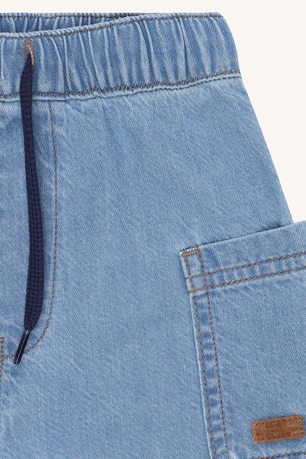 Hust & Claire / HCHans Soft denim Shorts / Blue Denim