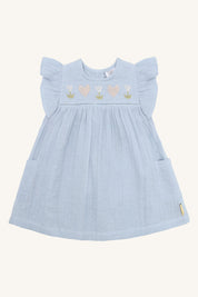 Hust & Claire / HCKatinka Dobby Dresses / Zen blue