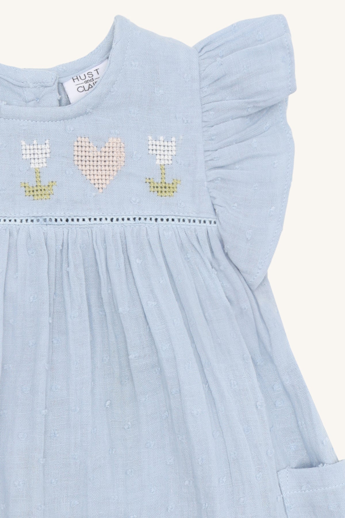 Hust & Claire / HCKatinka Dobby Dresses / Zen blue